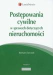 Postępowania cywilne w sprawach dotyczących nieruchomości w sklepie internetowym Booknet.net.pl