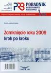 Poradnik rachunkowości budżetowej 2010/01 Zamknięcie roku 2009 krok po kroku w sklepie internetowym Booknet.net.pl