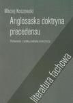 Anglosaska doktryna precedensu w sklepie internetowym Booknet.net.pl