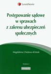 Postępowanie sądowe w sprawach z zakresu ubezpieczeń społecznych w sklepie internetowym Booknet.net.pl