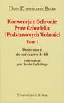 Konwencja o ochronie praw człowieka i Podstawowych Wolności t.1 w sklepie internetowym Booknet.net.pl