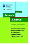 Żurawia Papers 16 Umowy o partnerstwie gospodarczym (EPA) w sklepie internetowym Booknet.net.pl