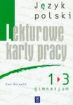 Lekturowe karty pracy. Klasa 1-3, gimnazjum. Język polski w sklepie internetowym Booknet.net.pl