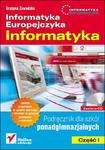 Informatyka Europejczyka Informatyka Część 1 Podręcznik z płytą CD w sklepie internetowym Booknet.net.pl