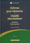 Ochrona praw lokatorów Dodatki mieszkaniowe w sklepie internetowym Booknet.net.pl