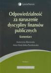 Odpowiedzialność za naruszenie dyscypliny finansów publicznych w sklepie internetowym Booknet.net.pl