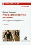 Prawo administracyjne ustrojowe Testy aplikacyjne 10 w sklepie internetowym Booknet.net.pl