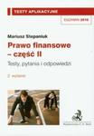 Prawo finansowe część 2 Testy aplikacyjne 12 w sklepie internetowym Booknet.net.pl