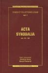Acta synodalia Dokumenty synodów od 50 do 381 roku w sklepie internetowym Booknet.net.pl