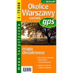 Okolice Warszawy wschód mapa turystyczna 1:75 000 w sklepie internetowym Booknet.net.pl