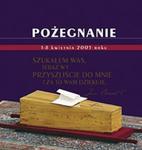 Pożegnanie. 1-8 kwietnia 2005 roku w sklepie internetowym Booknet.net.pl