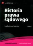 Historia prawa sądowego w sklepie internetowym Booknet.net.pl