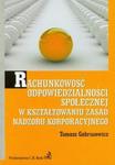 Rachunkowość odpowiedzialności społecznej w kształtowaniu zasad nadzoru korporacyjnego w sklepie internetowym Booknet.net.pl