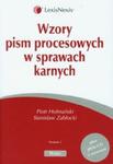 Wzory pism procesowych w sprawach karnych z płytą CD w sklepie internetowym Booknet.net.pl