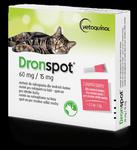 Dronspot 60 mg/15 mg roztwór do nakrapiania dla średnich kotów - 1 pipetka w sklepie internetowym ekarmy24.pl