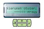 Display w obudowie do sterowania programowania i serwisowania napędu szlabanu bramy Tousek 12111250 Wyświetlacz z klawiszami i kablem 20cm w sklepie internetowym Normatech