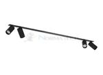 Lampa sufitowa listwa szyna podtynkowa 118cm MONO SURFACE IV BLACK 7836 NOWODVORSKI Lighting 4x GU10 Spot oświetleniowa nowoczesna sufitowa metal czarna nawierzchniowa jak szynoprzewód do regipsu w sklepie internetowym Normatech