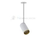 Lampa sufitowa podtynkowa zwis MONO SURFACE LONG S WHITE/GOLD 7676 NOWODVORSKI Lighting GU10 Spot oświetleniowa nowoczesna sufitowa metal biało-złota biała do regipsu Inspiracje Premium w sklepie internetowym Normatech