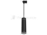 Lampa szynowa wisząca punktowa Industrialna szynowy GU10 Zula Tra 20 Black 03994 Struhm Ideus NOWODVORSKI Lighting Loft nowoczesna sufitowa oświetlenie szynowe 230V zwis szynoprzewodu czarna w sklepie internetowym Normatech