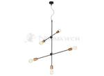 Lampa sufitowa wisząca Industrialna Loft STICKS V 6270 NOWODVORSKI Lighting E27 x5 nowoczesna oprawa oświetleniowa żyrandol metalowa nad stół blat wyspę czarno-złota czarno-złoty mosiądz zwis w sklepie internetowym Normatech