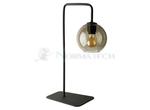 Lampa biurkowa nocna Industrialna Loft MONACO 9308 NOWODVORSKI Lighting E27 Retro Vintage nowoczesna oświetleniowa lampa stojąca stołowa szklana przyciemniana dymiona kula metal czarna przezroczysta w sklepie internetowym Normatech