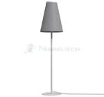 Lampa stojąca biurkowa Loft TRIFLE GRAY/WHITE BIURKOWA 7760 NOWODVORSKI Lighting G9 nowoczesna stołowa oświetleniowa Industrialna abażur tkanina szara biały metal idealna do hotelu salonu sypialni w sklepie internetowym Normatech