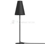 Lampa stojąca biurkowa Loft TRIFLE BLACK BIURKOWA 7761 NOWODVORSKI Lighting G9 nowoczesna stołowa oświetleniowa Industrialna abażur tkanina czarna czarny metal idealna do hotelu salonu sypialni w sklepie internetowym Normatech