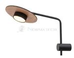 Lampa ścienna kinkiet Loft KINKIET DISK I 7645 NOWODVORSKI Lighting GX53 nowoczesna oświetleniowa Industrialna drewno drewniana czarna czarny metal Inspiracje Premium w sklepie internetowym Normatech