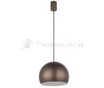 Lampa sufitowa wisząca Loft CANDY CHOCOLATE I ZWIS 10293 NOWODVORSKI Lighting GU10 nowoczesna oprawa oświetleniowa kula satynowy czekoladowy biały zwis metal Inspiracje Premium w sklepie internetowym Normatech