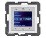 B.x Radio Touch DAB+ biały połysk 29848989 HAGER BERKER Podtynkowe w gniazdku ścianie B.Kwadrat B.3 B.7 w sklepie internetowym Normatech