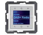 B.x Radio Touch DAB+ Bluetooth biały połysk 30848989 HAGER BERKER Podtynkowe w gniazdku ścianie B.Kwadrat B.3 B.7 w sklepie internetowym Normatech