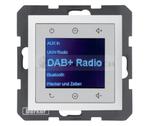 B.x Radio Touch DAB+ Bluetooth biały mat 30849909 HAGER BERKER Podtynkowe w gniazdku ścianie B.Kwadrat B.3 B.7 w sklepie internetowym Normatech