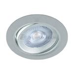 Oczko sufitowe LED okrągłe 5W MONI LED C WW SILVER 03227 Struhm Ideus 3000K wpuszczane do zabudowy sufitu podwieszanego lampa oprawa barwa dzienna ciepłobiała ciepła srebrne srebrny w sklepie internetowym Normatech