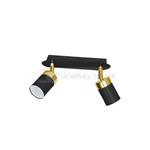 Lampa sufitowa listwa natynkowa JOKER BLACK/GOLD 2xGU10 MLP6124 Milagro 2x GU10 24cm Spot oprawa oświetleniowa nowoczesna ścienna Industrialna Loft nawierzchniowa metal czarny czarna złoty czarno w sklepie internetowym Normatech