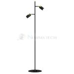 Lampa podłogowa stojąca Industrialna Loft JOKER BLACK/GOLD 2xGU10 MLP7535 Milagro 2x GU10 155cm nowoczesna lampka regulowana metalowa czarna czarny złoty czarno złota Inspiracje Premium w sklepie internetowym Normatech