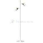 Lampa podłogowa stojąca Industrialna Loft JOKER WHITE/GOLD 2xGU10 MLP7537 Milagro 2x GU10 155cm nowoczesna lampka regulowana metalowa biała biały złoty biało złota Inspiracje Premium w sklepie internetowym Normatech