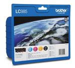 Brother 4 x tusz CMYK LC-985VALBP, LC985VALBP w sklepie internetowym Toner-tusz.pl