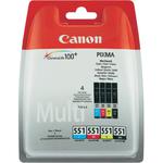 Canon 4 x tusz CMYK CLI551, CLI-551, 6509B009 w sklepie internetowym Toner-tusz.pl