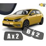 Zasłonki / roletki / osłony przeciwsłoneczne dedykowane do VW Volkswagen Golf 7 (Zasłonki drzwi i klapy) (2012-2019) w sklepie internetowym Autozaslonki.com