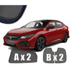 Zasłonki / roletki / osłony przeciwsłoneczne dedykowane do Honda Civic 10 X Hatchback (2015- ) w sklepie internetowym Autozaslonki.com