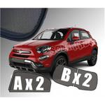 Zasłonki / roletki / osłony przeciwsłoneczne dedykowane do Fiat 500X od 2014 do teraz w sklepie internetowym Autozaslonki.com