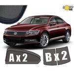 Zasłonki / roletki / osłony przeciwsłoneczne dedykowane do VW Volkswagen Passat B8 Sedan + zasłonki tylnej szyby 2014- w sklepie internetowym Autozaslonki.com