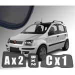 Zasłonki / roletki / osłony przeciwsłoneczne dedykowane do Fiat Panda 2 II, 2003-2012 w sklepie internetowym Autozaslonki.com