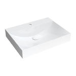 Naxos M+ umywalka nablatowa/wisząca prostokątna 46x60 cm biała NAXOS600BP w sklepie internetowym Carrea