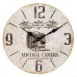 Zegar Vintage Camera Clayre & Eef w sklepie internetowym Lawendowy Kredens