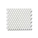 Mozaika dekoracyjna - Hexagon Blanco Shine 26,0x30,0 cm w sklepie internetowym Planetadom