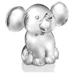 Skarbonka dla dziecka srebrna elegancka na prezent słoń | Rozmiar: 110x136x42 mm | SKU: ZV6035261 w sklepie internetowym PasazHandlowy.eu