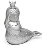 Skarbonka dla dziecka srebrna elegancka na prezent syrenka | Rozmiar: 120x54x125 mm | SKU: ZV6180061 w sklepie internetowym PasazHandlowy.eu