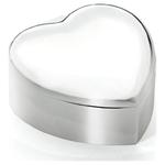 Szkatułka dla dziecka z pozytywką w kształcie serca srebrna | Rozmiar: 104x100x48 mm | SKU: ZV6037361 w sklepie internetowym PasazHandlowy.eu
