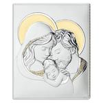 Obraz Świętej Rodziny srebrny złocony nowoczesny ozdobny brzeg | Rozmiar: 22x26 cm | SKU: VL81352/4LORO w sklepie internetowym PasazHandlowy.eu